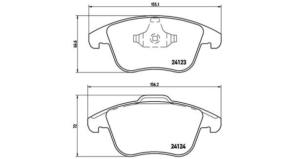 MAGNETI MARELLI Bremžu uzliku kompl., Disku bremzes 363700444020